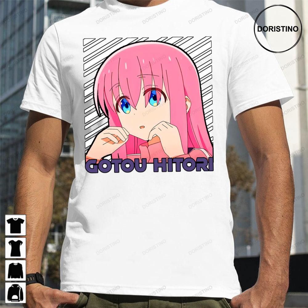 Face Girl Hitori Gotoh Bocchi The Rock Awesome Shirts